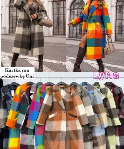 Płaszcz Damskie WŁOSKA,Size uni,paczka 6szt, mix kolor