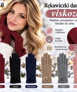 Rękawiczki Damskie,Paczka 12szt,mix kolor