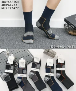 Skarpety MĘSKIE,size 39-46,Paczka 40szt,mix kolor