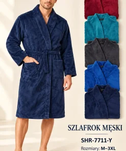 Szlafrok MĘSKIE,Size m-3xl,Paczka 10szt,mix kolor