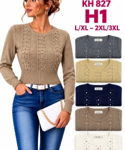 Swetry damskie ,size l/xl-2/3xl,Paczka 12szt,mix kolor