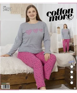 Piżama Damskie,size xl-4xl,Paczka 4szt,1 kolor