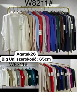 Swetry Damskie WŁOSKA,Size uni,paczka 6szt, mix kolor