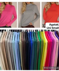 Swetry Damskie WŁOSKA,Size uni,paczka 6szt, mix kolor