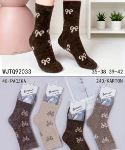 Skarpety Damskie,size 35-42,Paczka 40szt,mix kolor