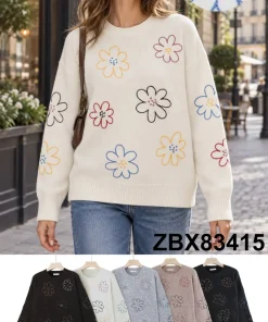 Swetry Damskie,size s/m-m/l,Paczka 10szt,mix kolor