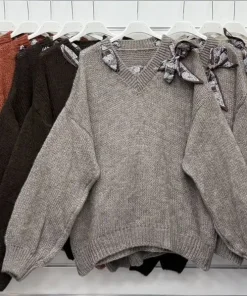 Swetry Damskie WŁOSKA,Size uni,paczka 3szt, mix kolor