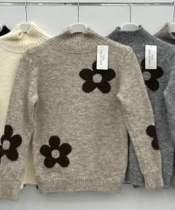 Swetry DAMSKI ,size uni,Paczka 6szt,mix kolor