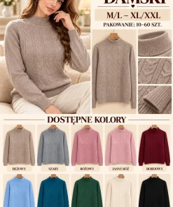 Swetry damskie ,size m/l-xl/2xl,Paczka 10szt,mix kolor