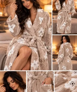 Szlafrok Damskie,size m-2xl,Paczka 6szt,mix kolor