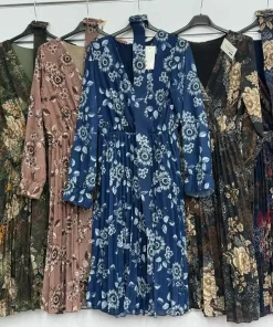 Sukienki Damskie WŁOSKA,Size uni,paczka 6szt, mix kolor