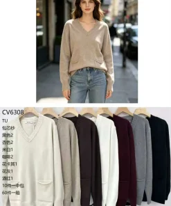 Swetry Damskie,size uni,Paczka 10szt,mix kolor