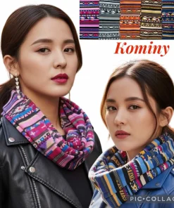 Kominy Damskie,Paczka 12szt,mix kolor
