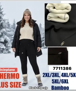 Leginsy Damskie,size 2/3-5/6xl,Paczka 12szt,1kolor