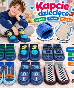 Kapcie DZIECIĘCE,Size 16-24,Paczka 24szt,mix kolor