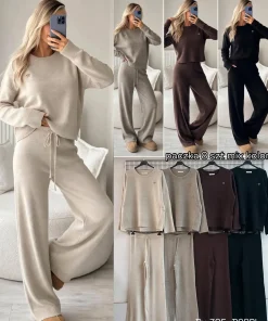 Komplety Damskie WŁOSKA,Size uni,paczka 6szt, mix kolor