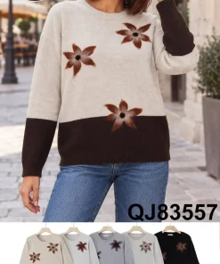 Swetry Damskie,size s/m-m/l,Paczka 10szt,mix kolor