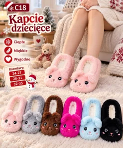Kapcie DZIECIĘCE,Size 24-35,Paczka 24szt,mix kolor