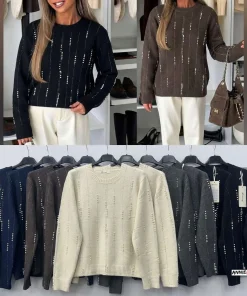 Swetry Damskie WŁOSKA,Size uni,paczka 6szt, mix kolor