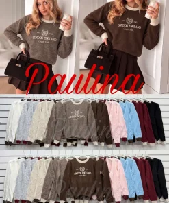 Swetry Damskie WŁOSKA,Size uni,paczka 6szt, mix kolor