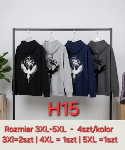 Bluzy Damskie,Size 3-5xl,Paczka 4szt,1kolor