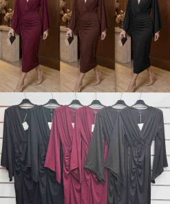 Sukienki Damskie WŁOSKA,Size uni,paczka 6szt, mix kolor