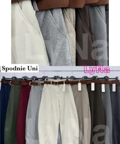 Spodnie Damskie WŁOSKA,Size uni,paczka 6szt, mix kolor