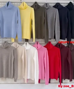 Swetry Damskie WŁOSKA,Size uni,paczka 6szt, mix kolor