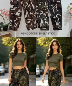 Spodnie Damskie WŁOSKA,Size uni,paczka 6szt, mix kolor