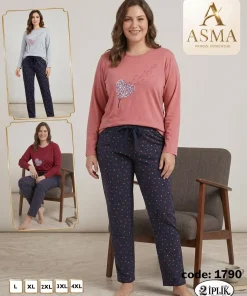 Piżama Damskie,size l-4xl,Paczka 15szt,mix kolor