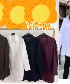 Koszule DAMSKA,size uni ,Paczka 6szt,mix kolor