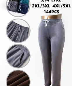 Spodnie Damskie,size s/m-4xl/5xl,Paczka 12szt,mix kolor