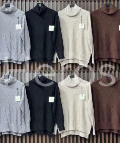 Swetry Damskie WŁOSKA,Size uni,paczka 6szt, mix kolor