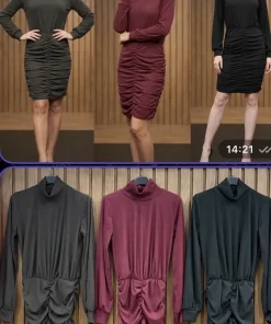 Sukienki Damskie WŁOSKA,Size uni,paczka 6szt, mix kolor