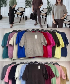 Swetry Damskie WŁOSKA,Size uni,paczka 6szt, mix kolor