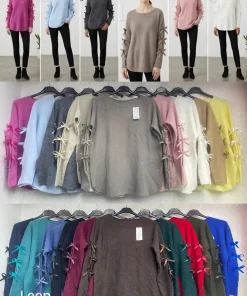 Swetry Damskie WŁOSKA,Size uni,paczka 6szt, mix kolor