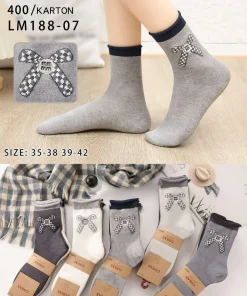 Skarpety Damskie,size 35-42,Paczka 40szt,mix kolor