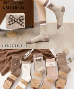Skarpety Damskie,size 35-42,Paczka 40szt,mix kolor