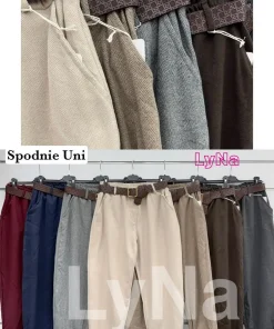 Spodnie Damskie WŁOSKA,Size uni,paczka 6szt, mix kolor