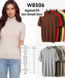 Swetry Damskie WŁOSKA,Size uni,paczka 6szt, mix kolor