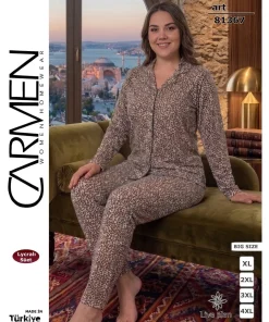 Piżama Damskie,size xl-4xl,Paczka 4szt,1 kolor