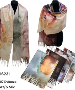 Szaliki Damskie,Paczka 12szt,mix kolor