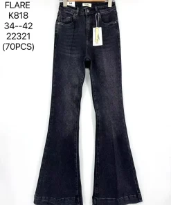 Jeansy Damskie,size 34-42,Paczka 10szt,1kolor