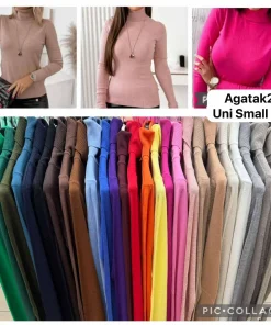 Swetry Damskie WŁOSKA,Size uni,paczka 6szt, mix kolor