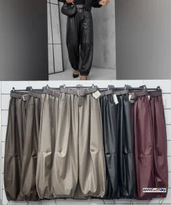 Spodnie skórzane Damskie WŁOSKA,Size uni,paczka 6szt, mix kolor