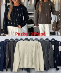 Swetry Damskie WŁOSKA,Size uni,paczka 6szt, mix kolor