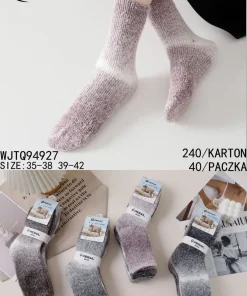 Skarpety Damskie,size 35-42,Paczka 40szt,mix kolor