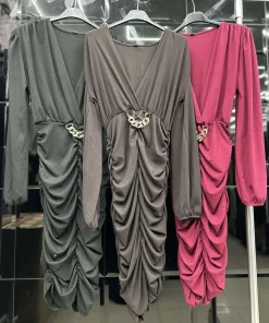 Sukienki Damskie WŁOSKA,Size uni,paczka 6szt, mix kolor