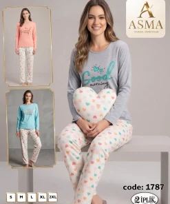 Piżama Damskie,size s-2xl,Paczka 15szt,mix kolor