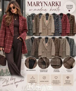 Marynarki Damskie,size uni,Paczka 6szt,mix kolor